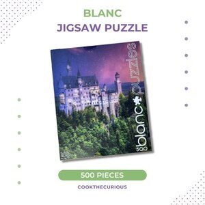 Blanc -Jigsaw Puzzle, 500 pieces, Neuschwanstein At Dusk